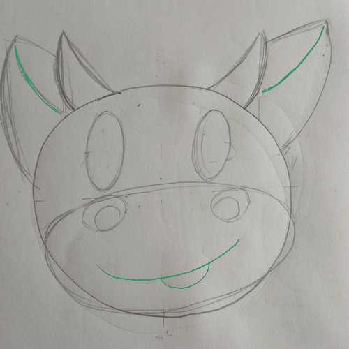 étape d'un dessin d'Ounabrak