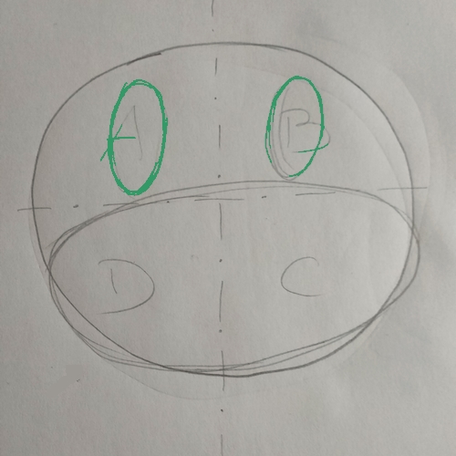 étape d'un dessin d'Ounabrak