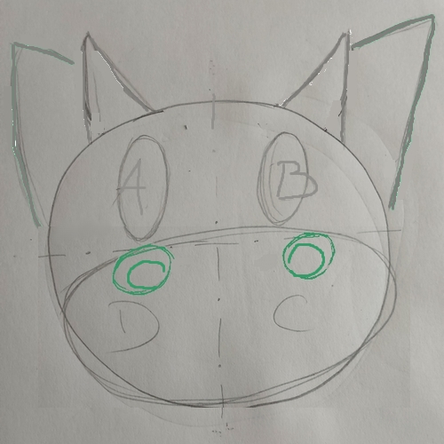 étape d'un dessin d'Ounabrak